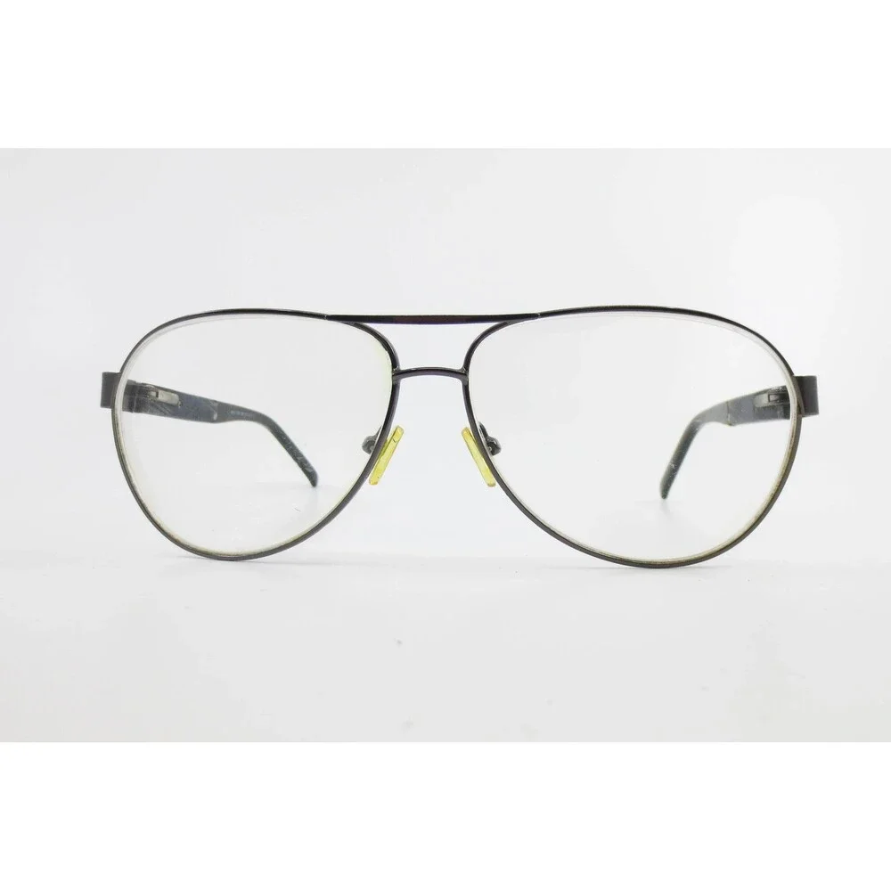 Robert Mitchell RMS 7002 GM Aviator Eyeglasses Frames Gunmetal Gray 61-13-135
